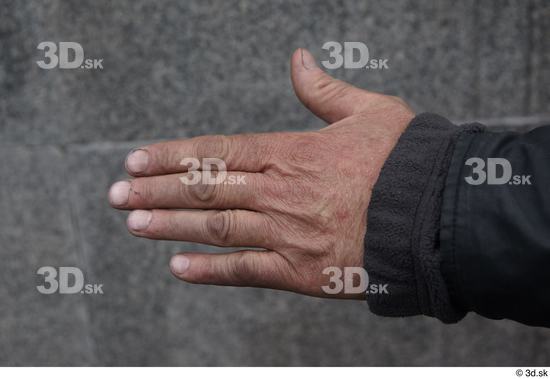 Hand Man White Casual Overweight Street photo references