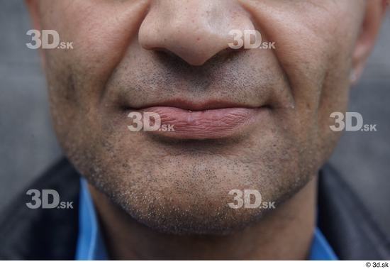 Mouth Man White Casual Average Street photo references