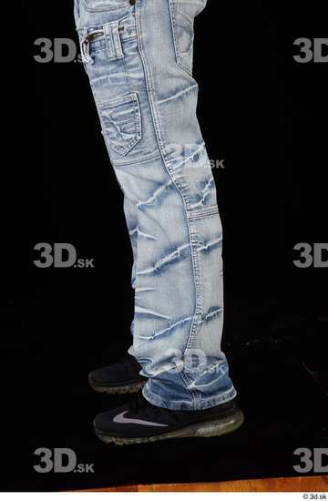 Leg Man White Jeans Slim Studio photo references