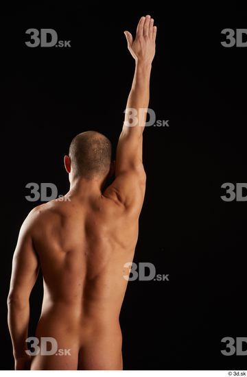 Arm Man White Nude Slim Studio photo references