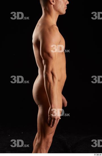 Arm Man White Nude Slim Studio photo references