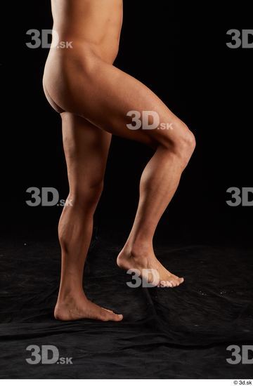 Leg Man White Nude Slim Studio photo references