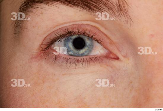 Eye Woman White Casual Slim Studio photo references