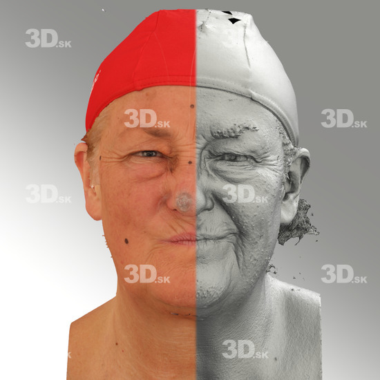 Head Woman 3D Scans