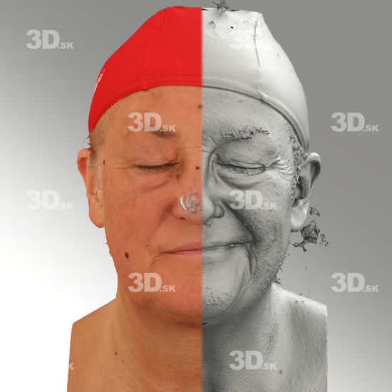 Head Woman 3D Scans