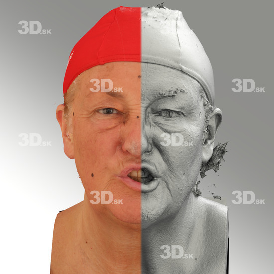 Head Woman 3D Scans