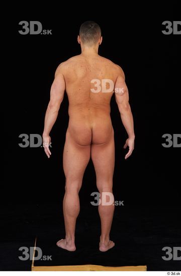 Whole Body Man White Nude Athletic Standing Studio photo references