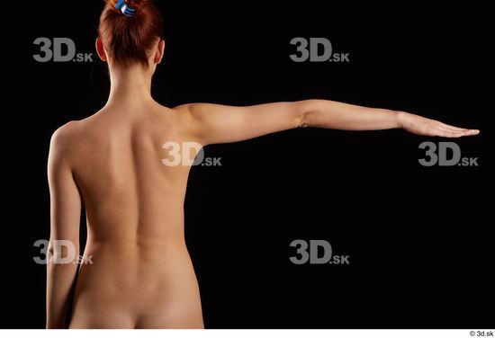 Woman White Slim Female Studio Poses