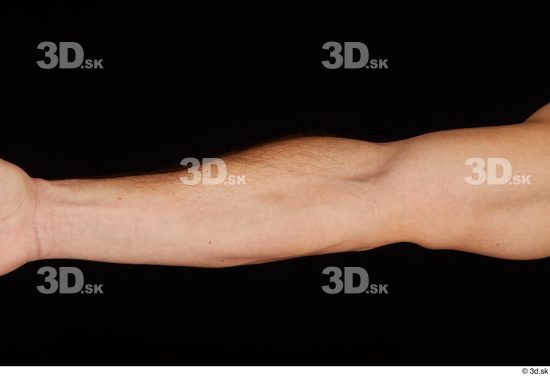 Forearm Man White Nude Muscular Studio photo references