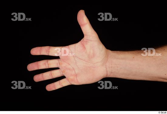 Hand Man White Muscular Studio photo references