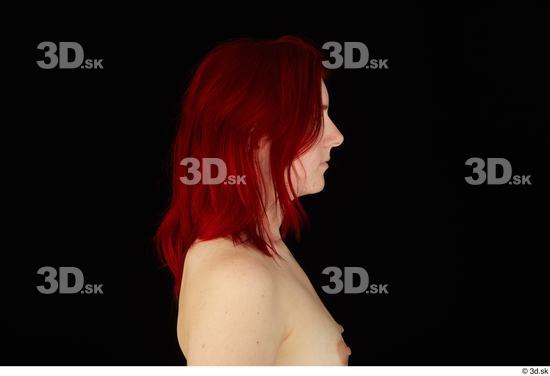 Head Hair Woman White Slim Studio photo references