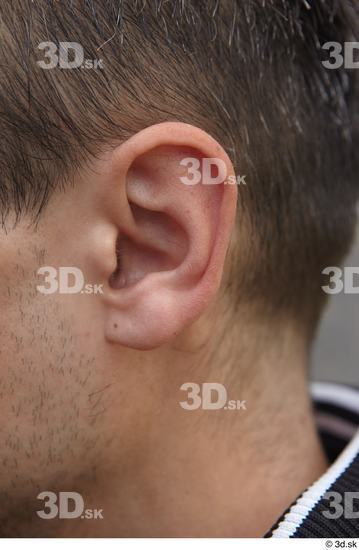 Ear Man White Casual Slim Street photo references