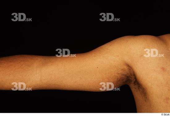 Arm Man Black Nude Average Studio photo references