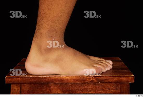 Foot Man Black Nude Average Studio photo references