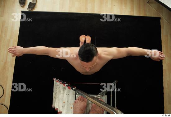 Man T poses White Nude Average Top Studio photo references