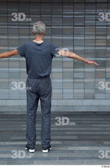 Whole Body Man T poses White Casual Underweight Standing Street photo references