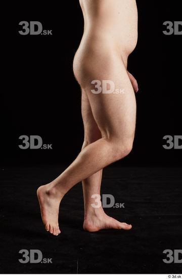 Calf Man White Nude Average Studio photo references