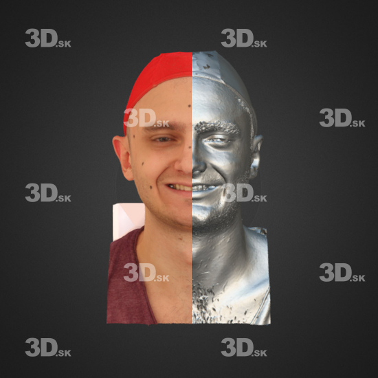 Head Emotions Man White 3D Phonemes And Emotions