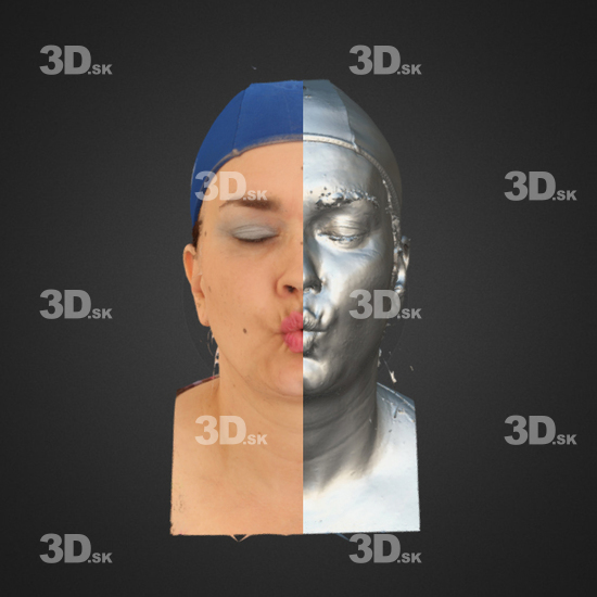 Head Emotions Man White 3D Phonemes And Emotions