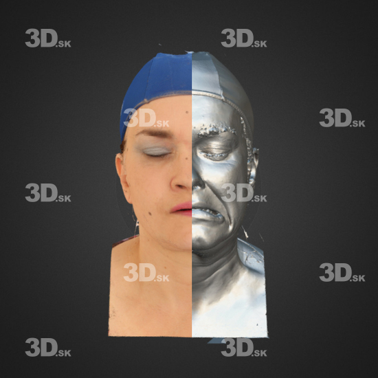 Head Emotions Man White 3D Phonemes And Emotions