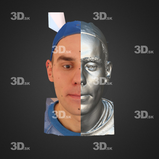 Head Emotions Man White 3D Phonemes And Emotions