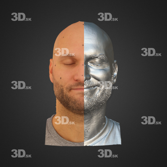 Head Emotions Man White 3D Phonemes And Emotions