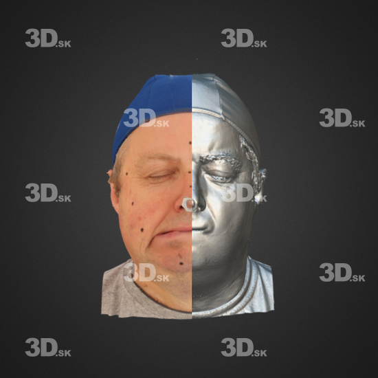 Head Emotions Man White 3D Phonemes And Emotions