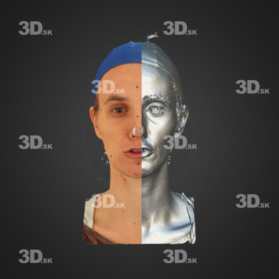 Head Emotions Man White 3D Phonemes And Emotions