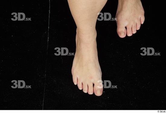 Foot Woman Nude Average Studio photo references