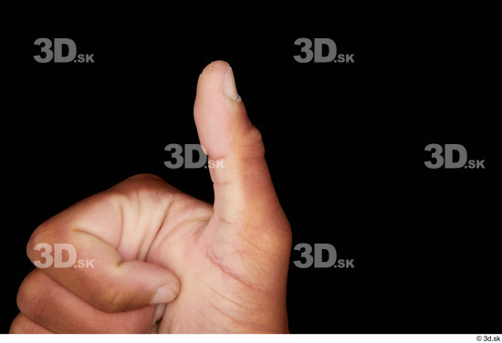 Fingers Man Black Slim Studio photo references