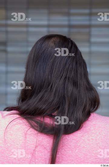 Head Hair Woman White Casual Overweight Street photo references