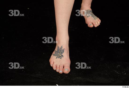Foot Woman White Nude Average Studio photo references