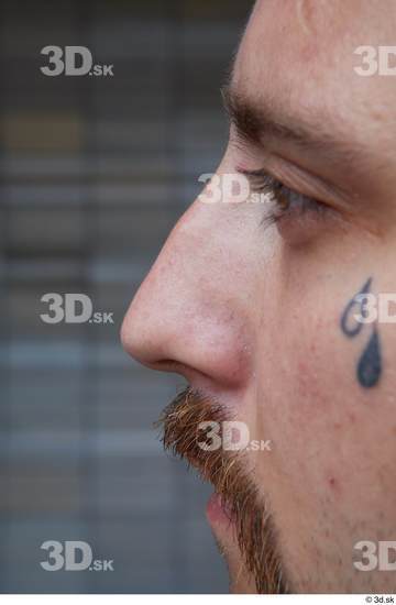 Nose Man White Tattoo Casual Average Street photo references