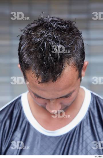 Head Hair Man White Casual Slim Street photo references