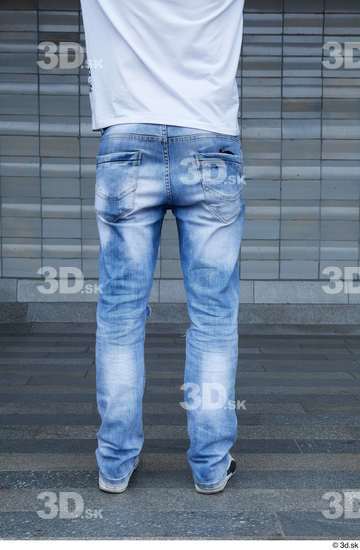 Leg Man White Casual Slim Street photo references