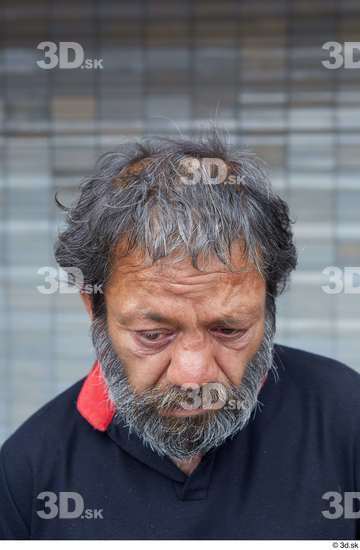 Head Hair Man White Casual Overweight Bearded Street photo references