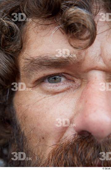 Eye Man White Casual Average Bearded Street photo references