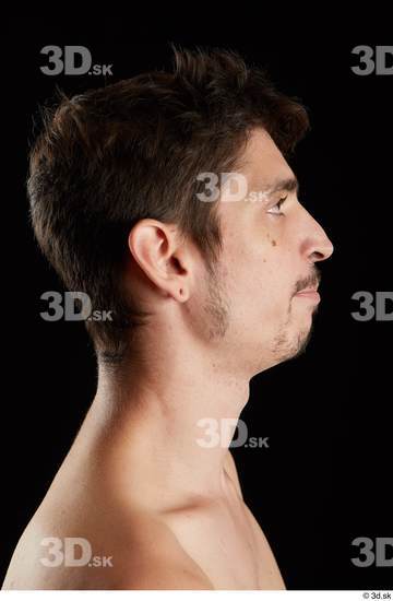 Man White Slim Male Studio Poses