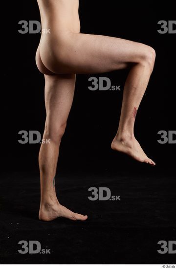 Man White Slim Male Studio Poses