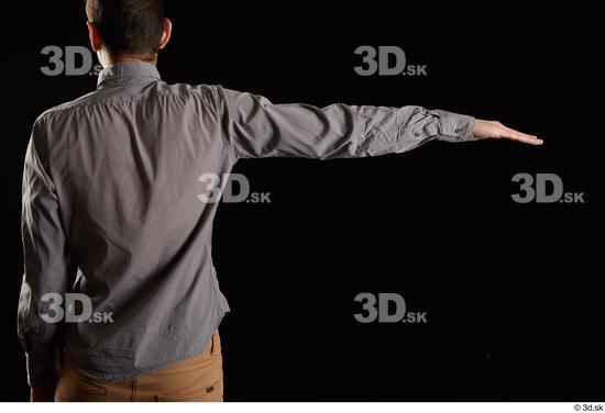 Man White Slim Male Studio Poses