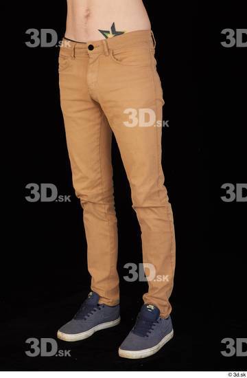 Man White Slim Male Studio Poses