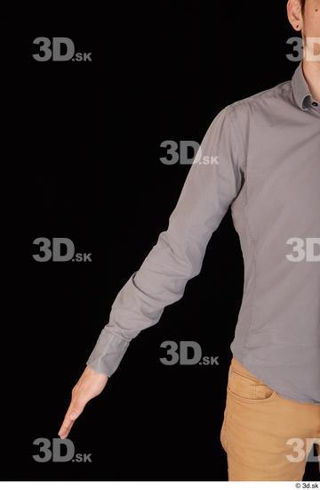 Man White Slim Male Studio Poses