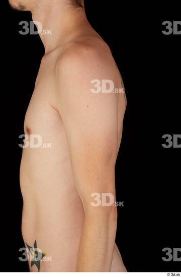 Man White Slim Male Studio Poses