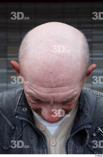 Head Man Casual Slim Bald Street photo references