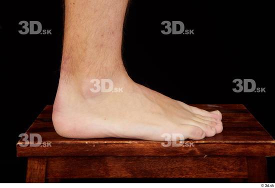 Foot Man Nude Average Studio photo references