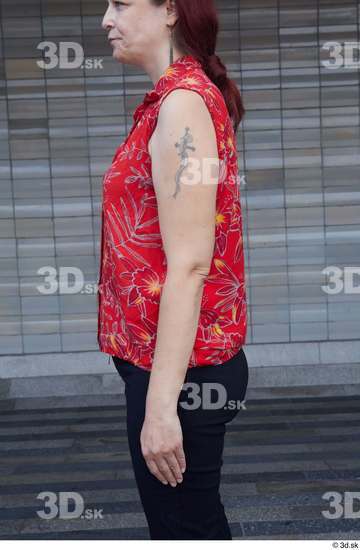 Upper Body Woman White Tattoo Casual Average Street photo references