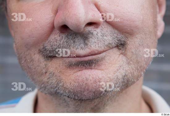 Mouth Man White Casual Average Street photo references