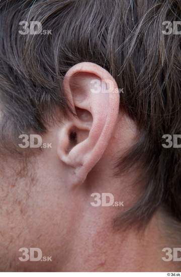 Ear Man White Casual Slim Street photo references