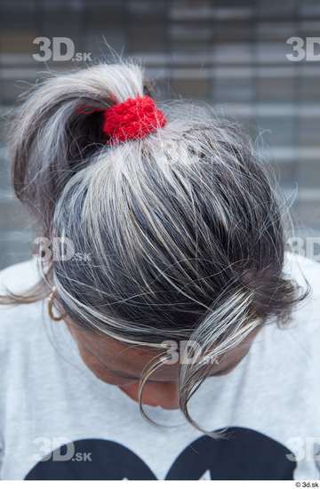 Head Hair Woman White Casual Chubby Street photo references