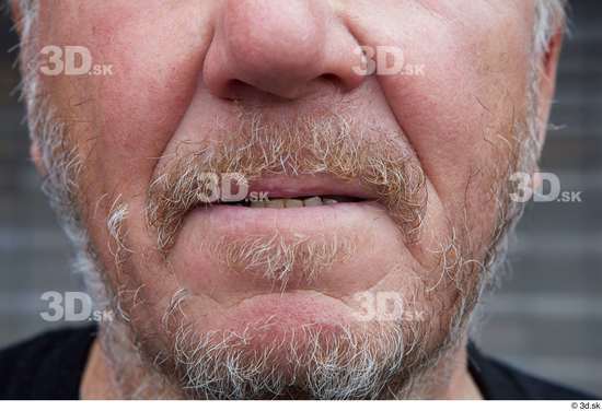 Mouth Man White Casual Average Street photo references